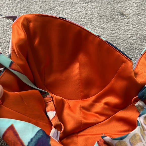 Jessica Simpson Colorful Maxi Boho Print Sundress with Built in Bra- 4 - Picture 8 of 8